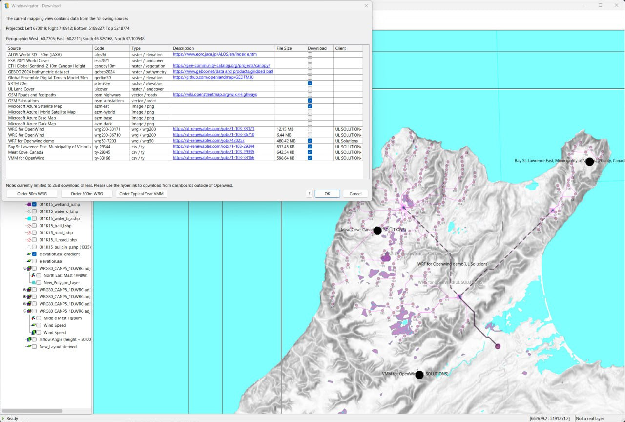 WindNavigator features