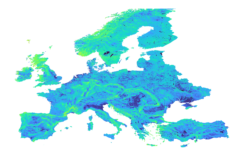 Uncertainty map Europe